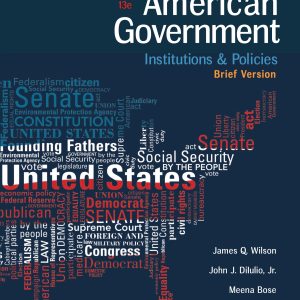 American Government Institutions and Policies 13th Edition
