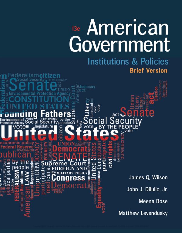 American Government Institutions and Policies 13th Edition