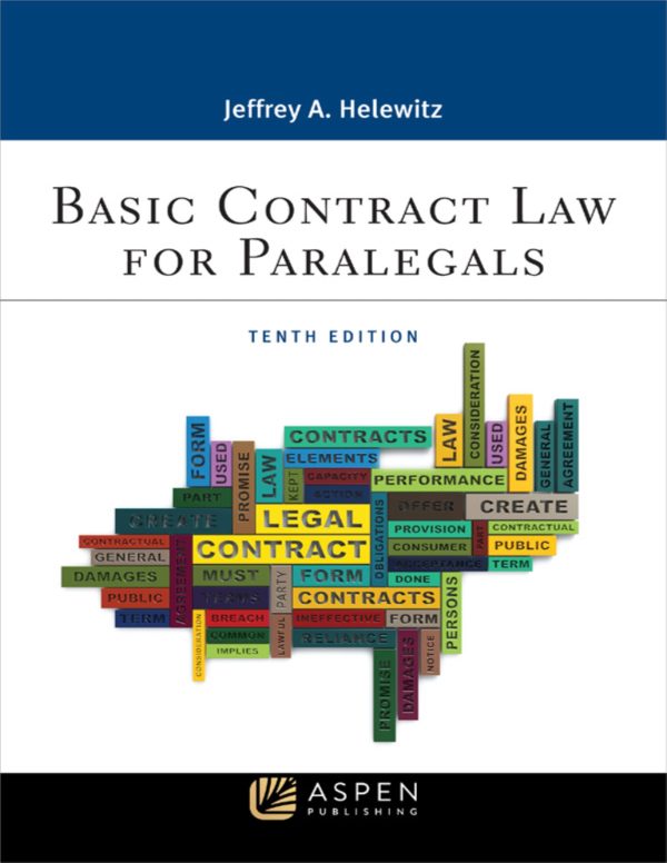 Basic Contract Law for Paralegals 10th Edition