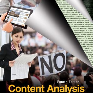 Content Analysis An Introduction to Its Methodology 4th Edition