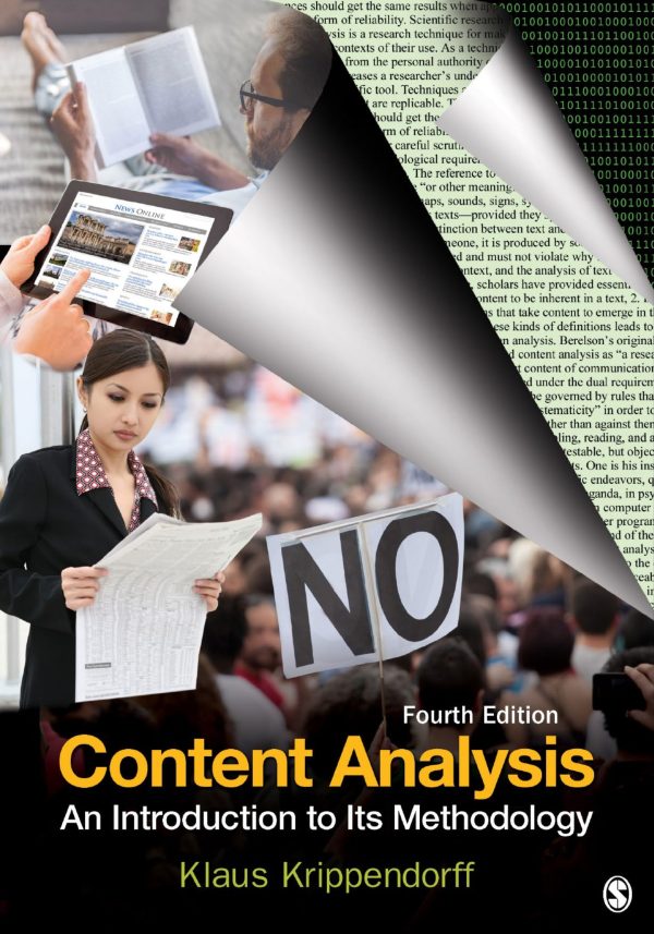 Content Analysis An Introduction to Its Methodology 4th Edition