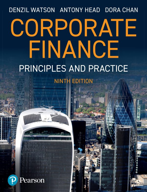 Corporate Finance Principles and Practice 9th Edition