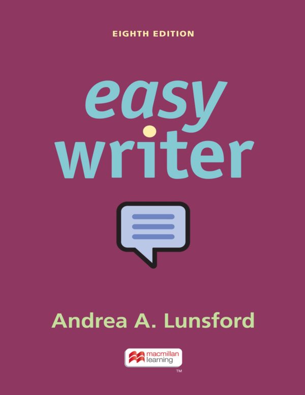 Easy Writer 8th Edition