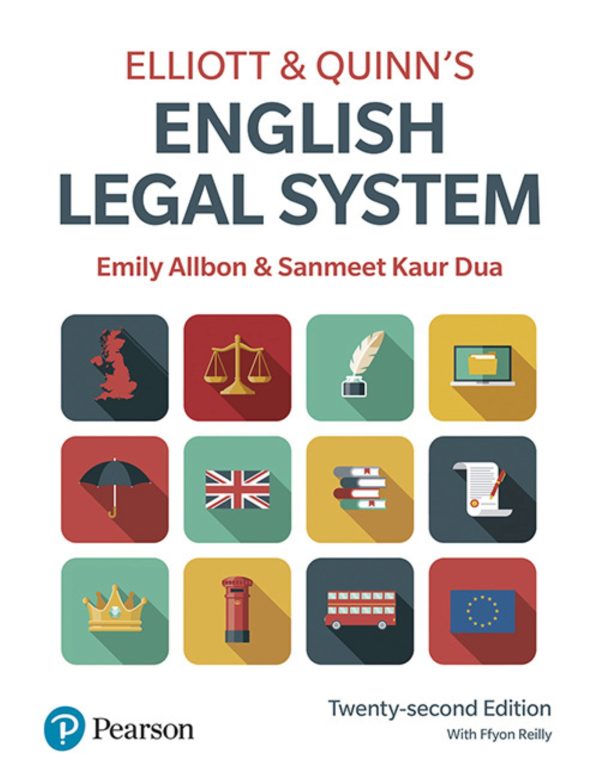 Elliott Quinns English Legal System 22nd Edition
