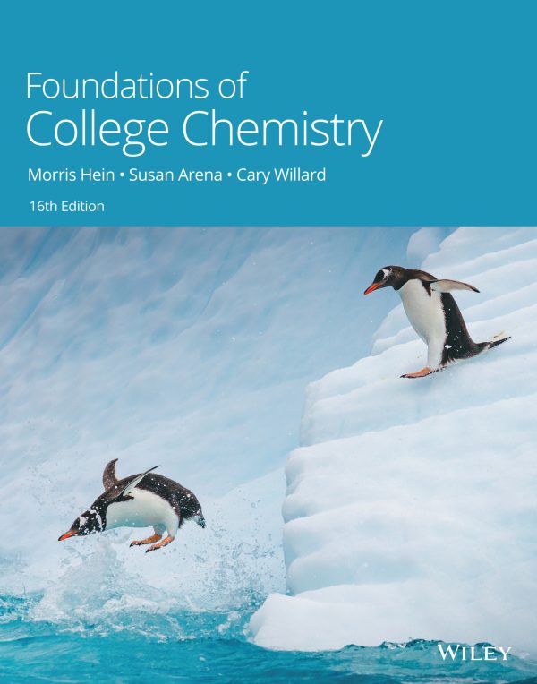 Foundations of College Chemistry 16th Edition