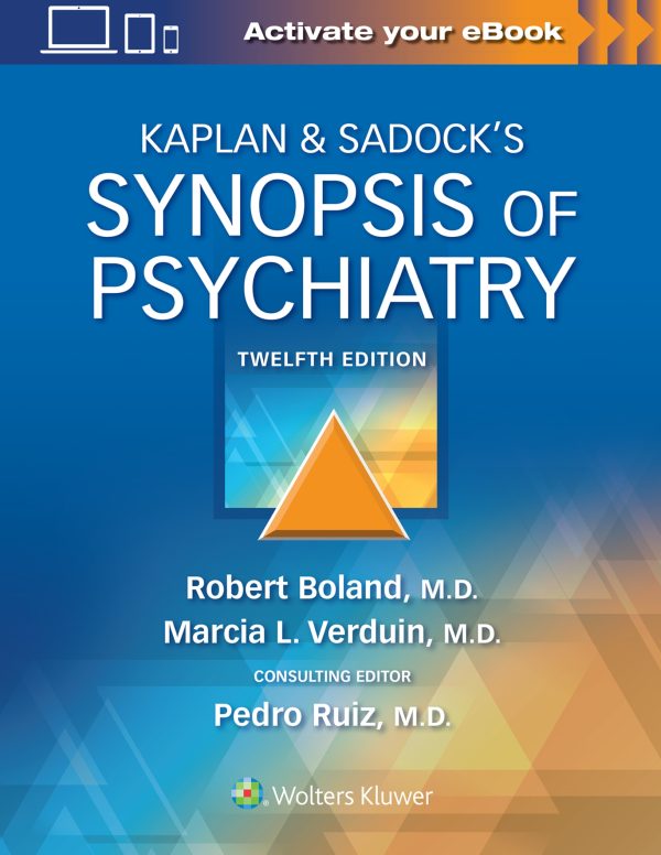 Kaplan & Sadock’s Synopsis of Psychiatry 12th Edition