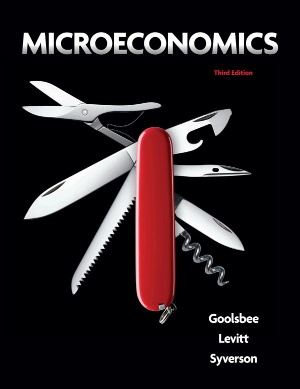Microeconomics 3rd Edition