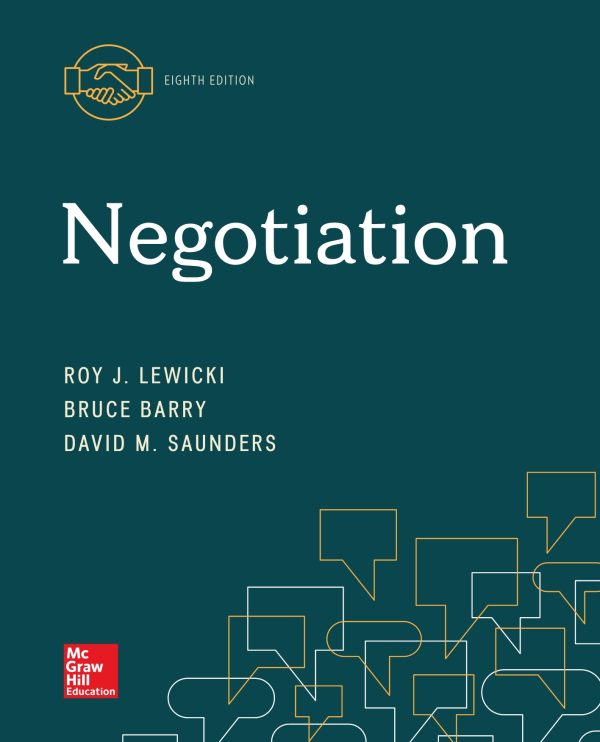 Negotiation 8th Edition