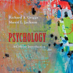 Psychology A Concise Introduction 6th Edition