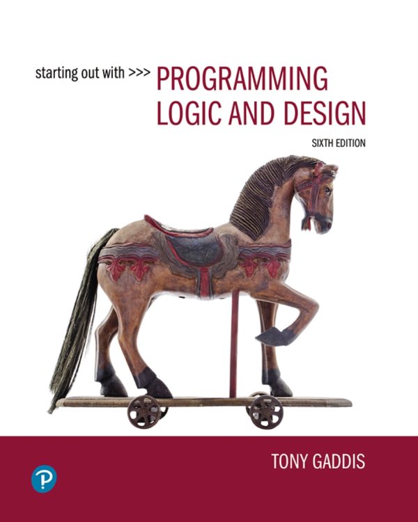 Starting Out With Programming Logic and Design 6th Edition