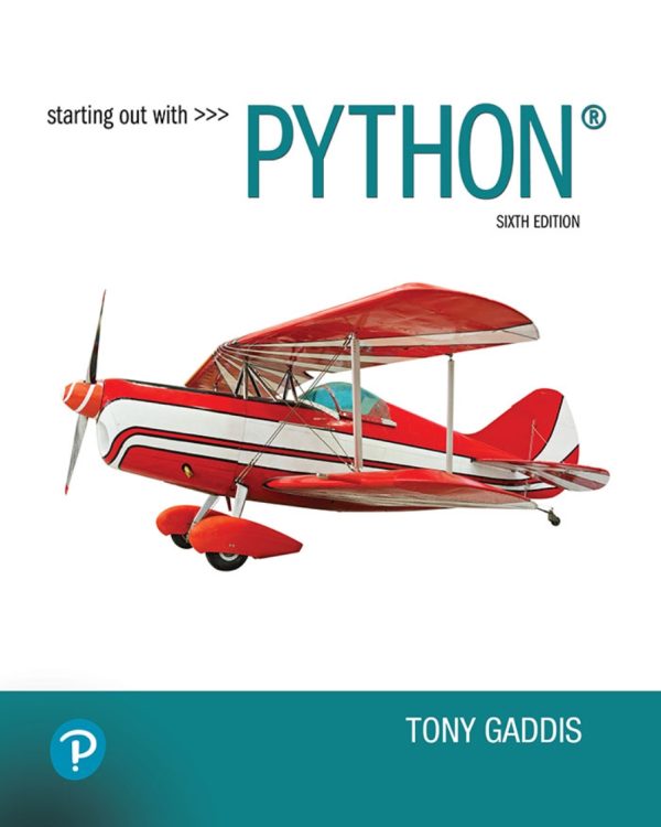 Starting Out With Python 6th Edition