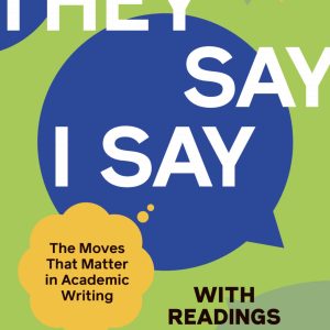 They Say I Say with Readings 5th Edition