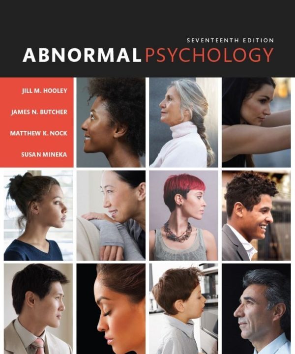 Abnormal Psychology 17th Edition