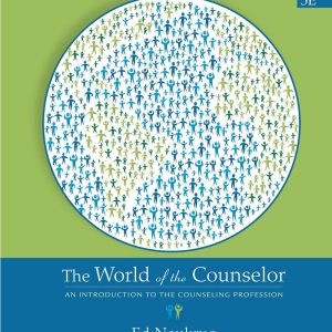 The World of the Counselor An Introduction to the Counseling Profession 5e 5th Edition