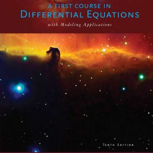 A First Course in Differential Equations with Modeling Applications 10th Edition