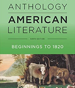 The Norton Anthology of American Literature 9th Edition