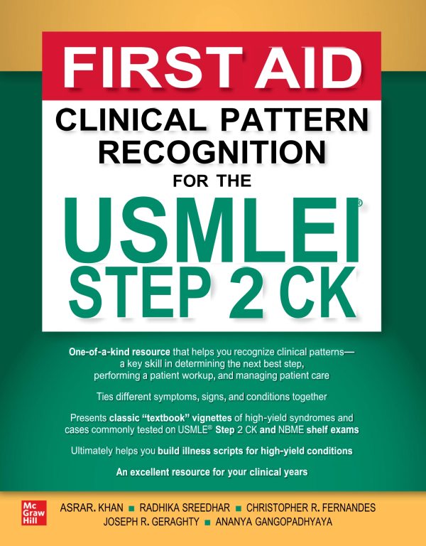 First Aid Clinical Pattern Recognition for the USMLE Step 2 CK