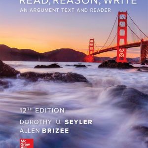 Read Reason Write An Argument Text And Reader 12th Edition