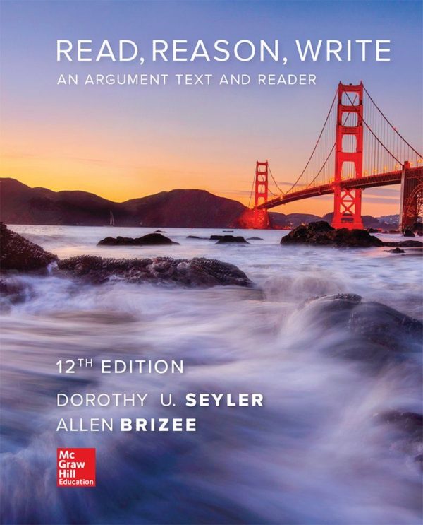 Read Reason Write An Argument Text And Reader 12th Edition