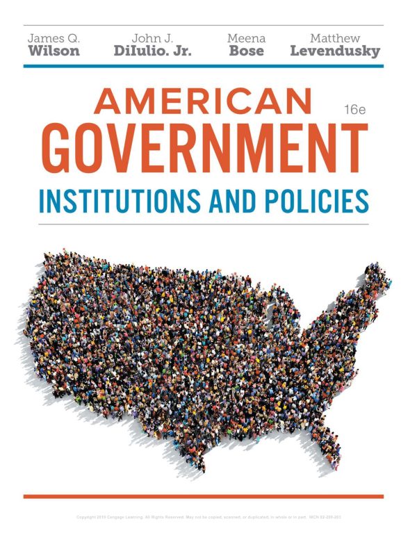 American Government Institutions And Policies 16th Edition