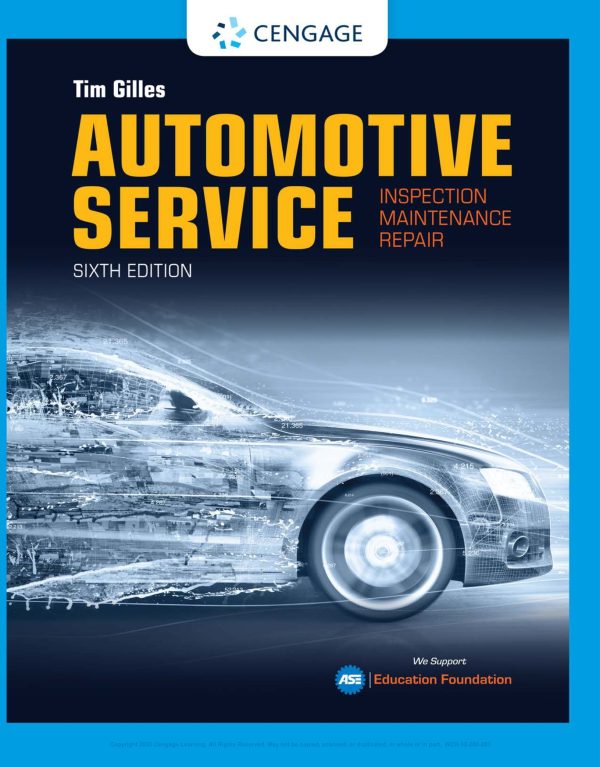 Automotive Service Inspection, Maintenance, Repair Book 6th Edition