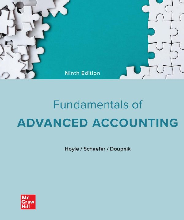 Fundamentals of Advanced Accounting 9th Edition