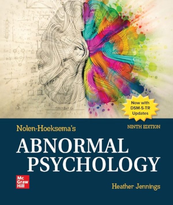 Nolen-Hoeksema's Abnormal Psychology 9th Edition