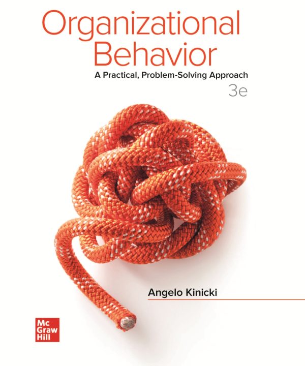 Organizational Behavior A Practical, Problem-Solving Approach 3rd Edition